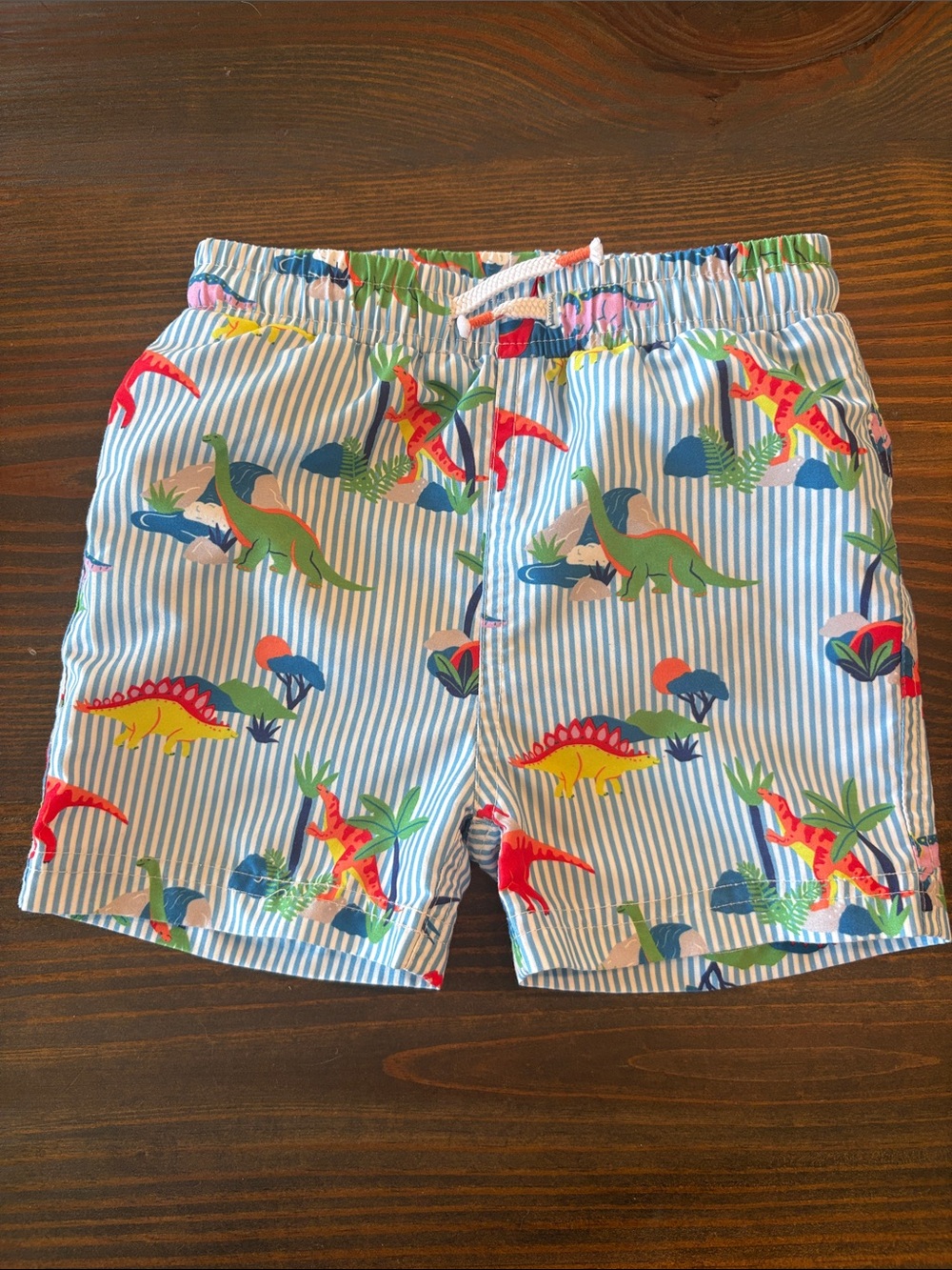Baby Boden swim trunks. 12-18mos.